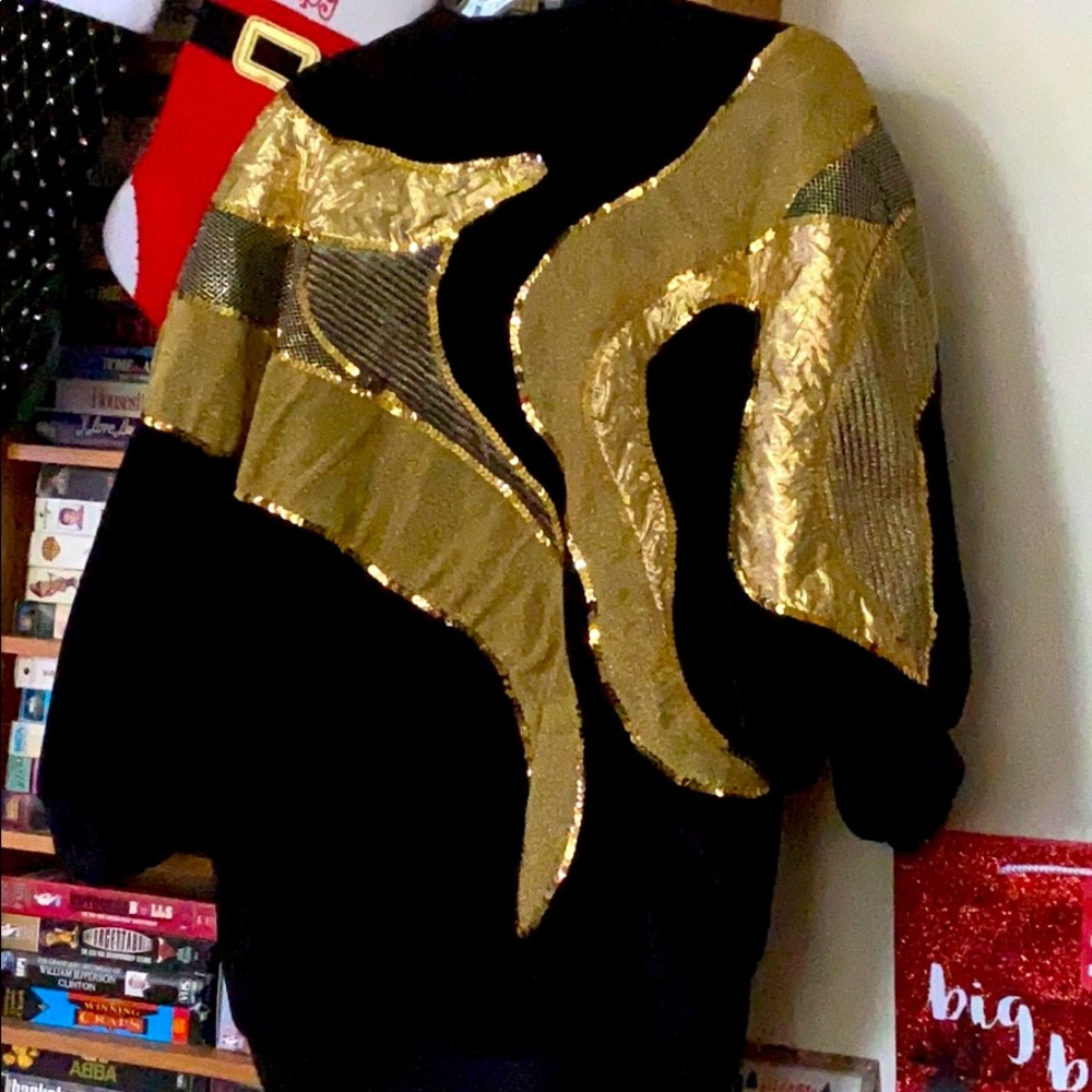 Black and Gold Blazer